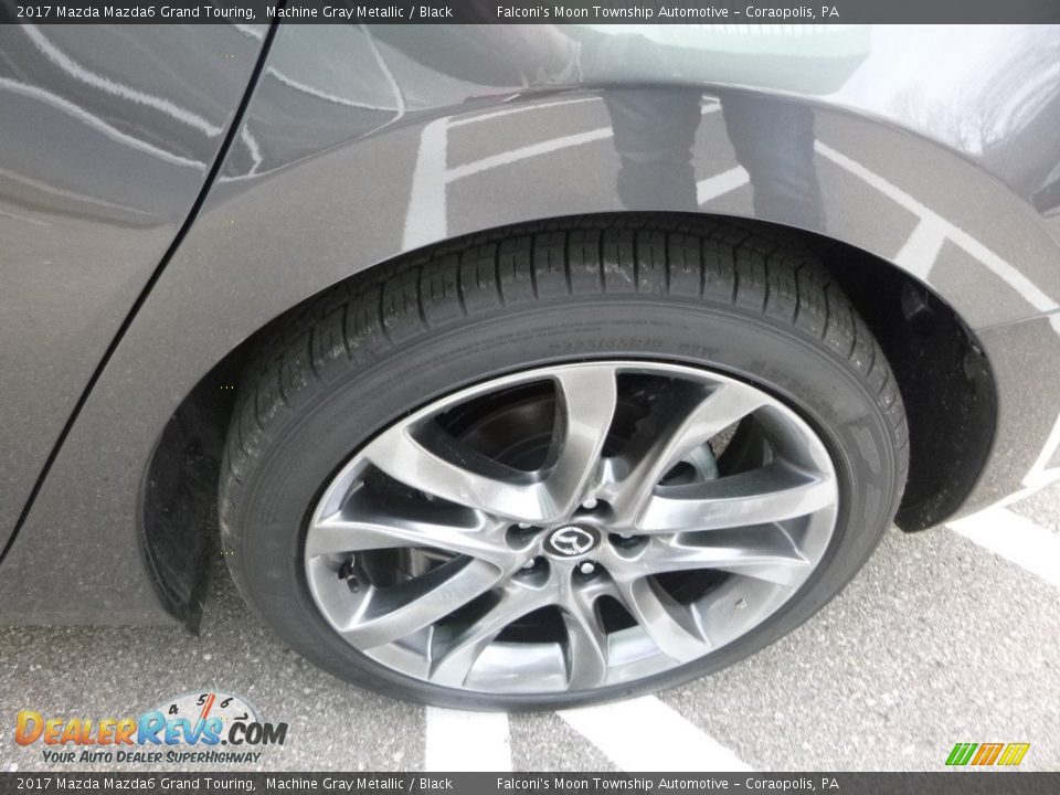 2017 Mazda Mazda6 Grand Touring Machine Gray Metallic / Black Photo #7