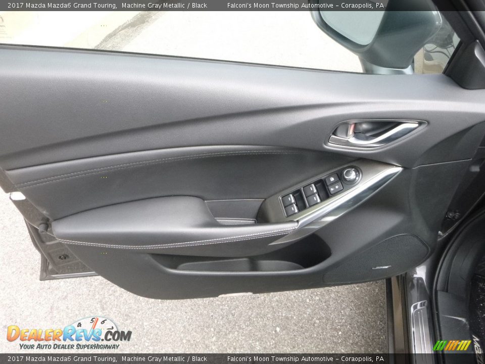 2017 Mazda Mazda6 Grand Touring Machine Gray Metallic / Black Photo #10