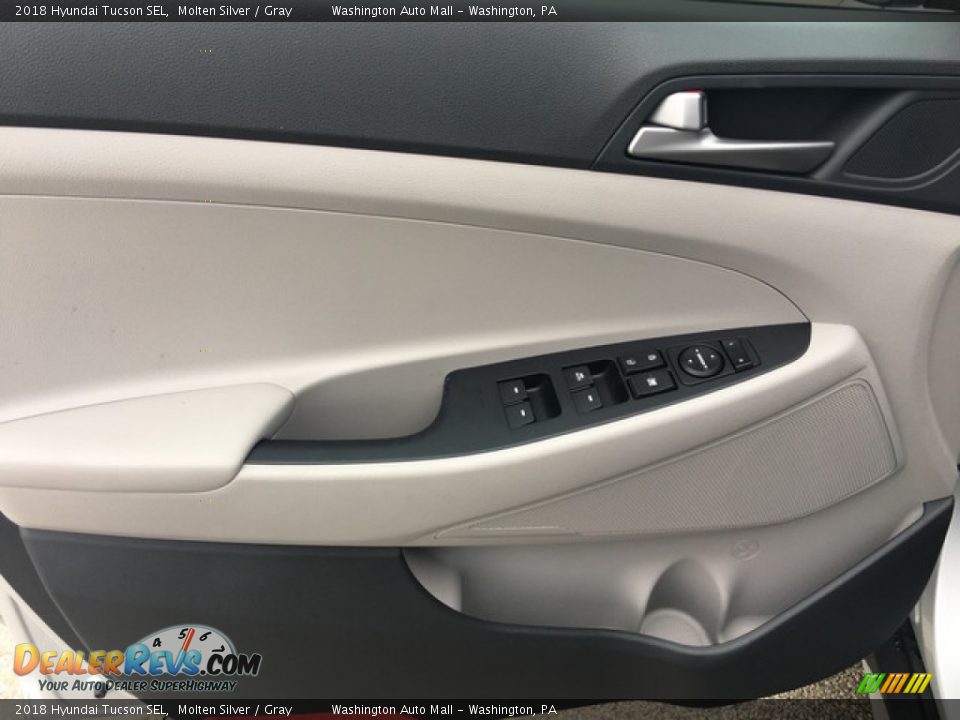 2018 Hyundai Tucson SEL Molten Silver / Gray Photo #10