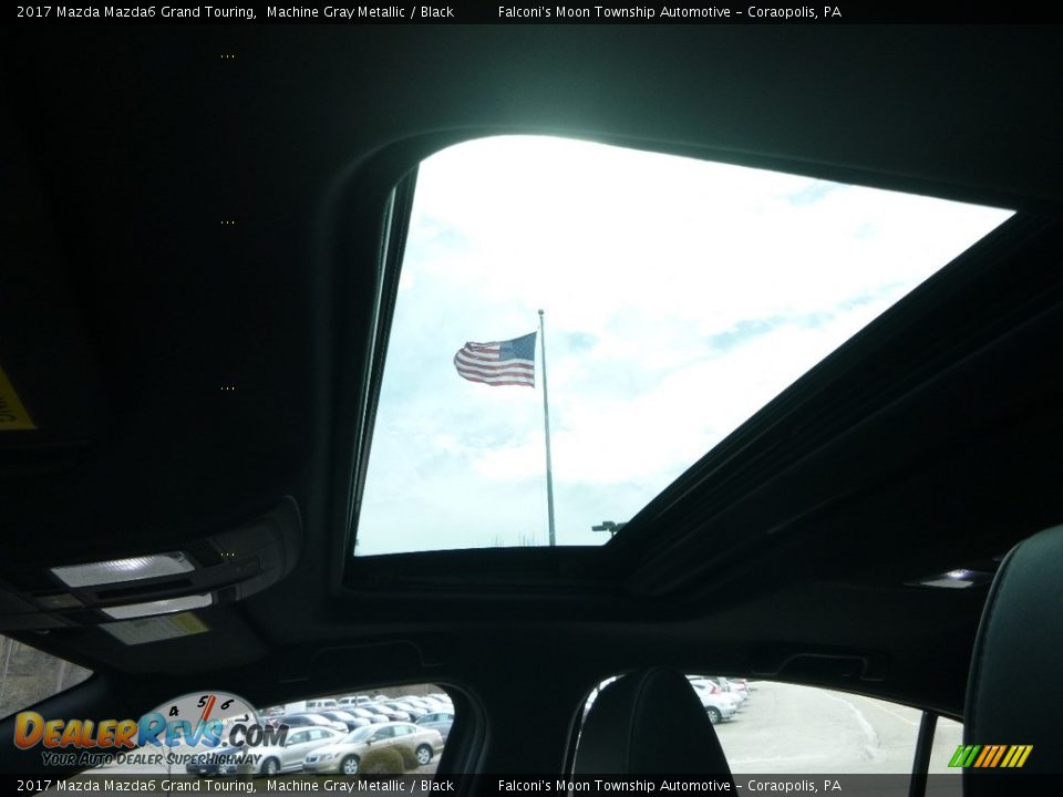 2017 Mazda Mazda6 Grand Touring Machine Gray Metallic / Black Photo #13