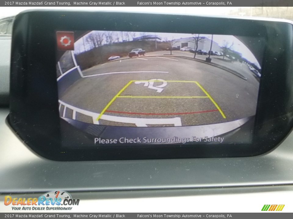 2017 Mazda Mazda6 Grand Touring Machine Gray Metallic / Black Photo #15