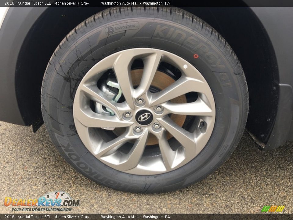 2018 Hyundai Tucson SEL Molten Silver / Gray Photo #25
