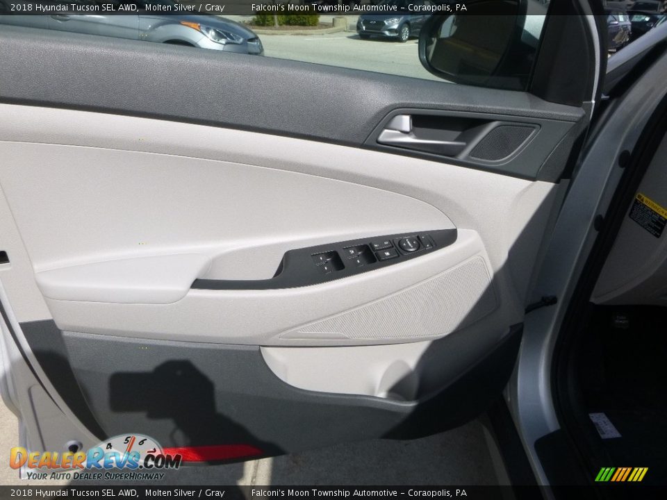 2018 Hyundai Tucson SEL AWD Molten Silver / Gray Photo #10