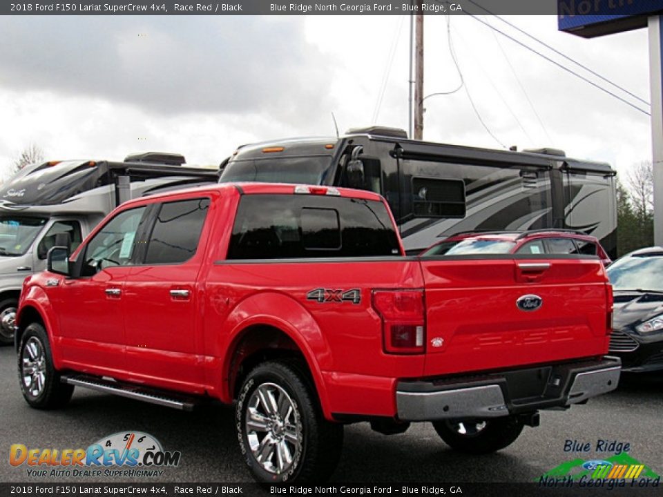 2018 Ford F150 Lariat SuperCrew 4x4 Race Red / Black Photo #3
