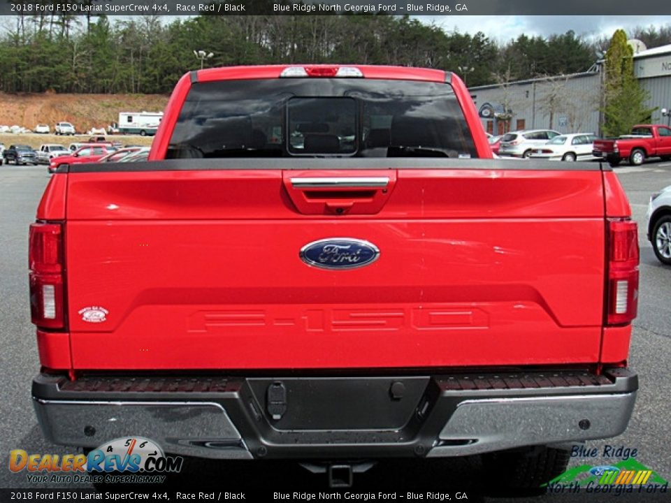 2018 Ford F150 Lariat SuperCrew 4x4 Race Red / Black Photo #4
