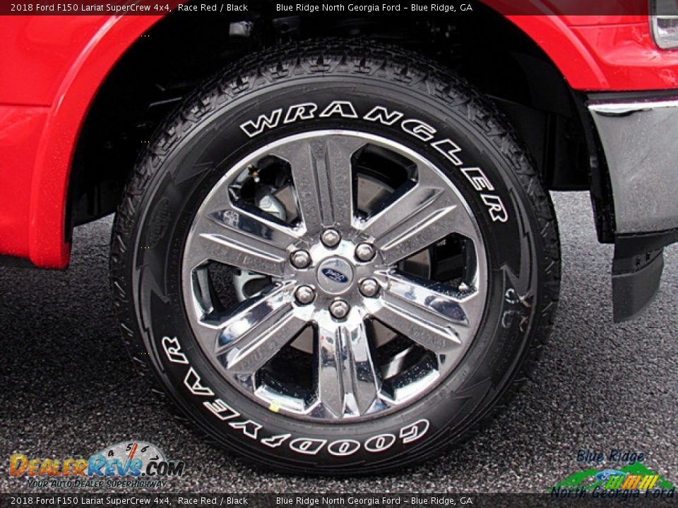 2018 Ford F150 Lariat SuperCrew 4x4 Race Red / Black Photo #8
