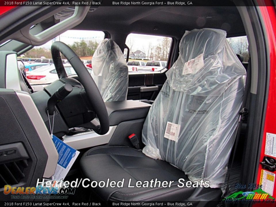 2018 Ford F150 Lariat SuperCrew 4x4 Race Red / Black Photo #9