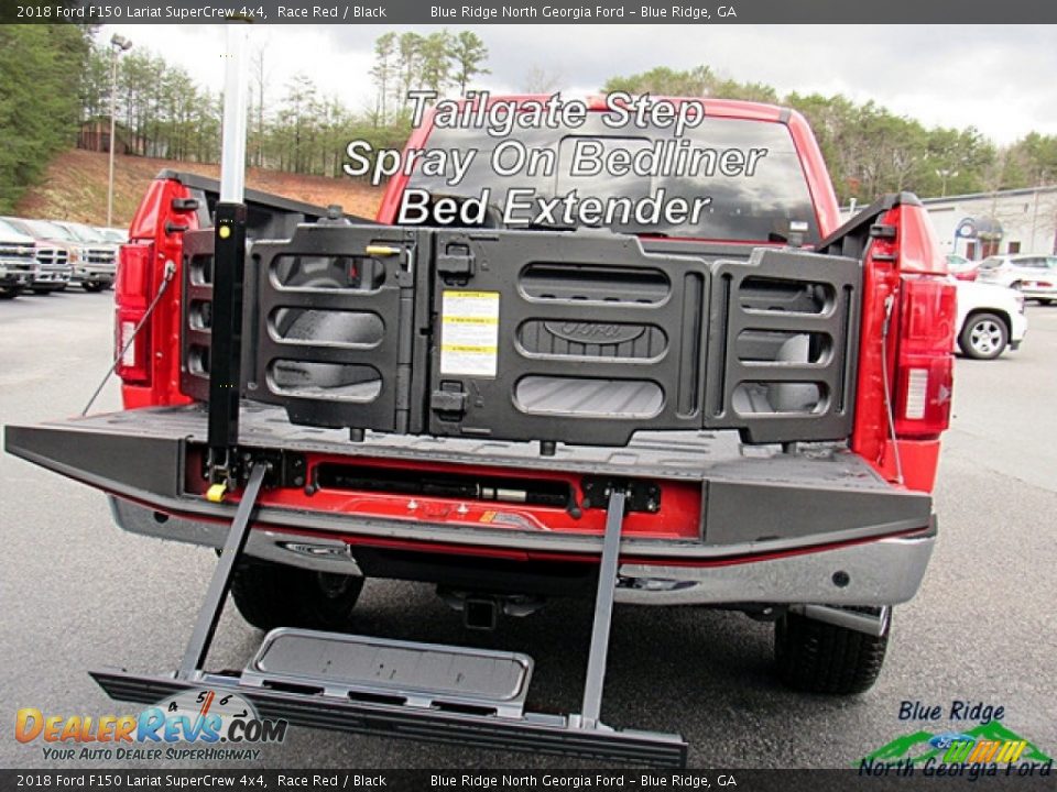 2018 Ford F150 Lariat SuperCrew 4x4 Race Red / Black Photo #13