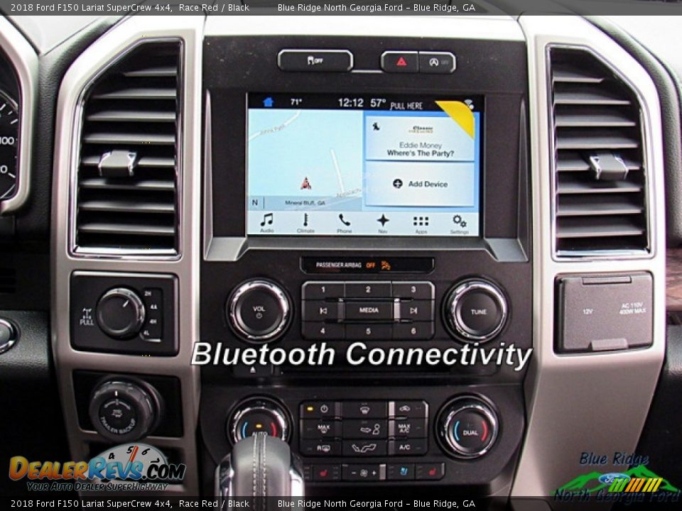 2018 Ford F150 Lariat SuperCrew 4x4 Race Red / Black Photo #15