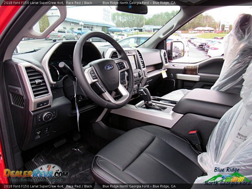 2018 Ford F150 Lariat SuperCrew 4x4 Race Red / Black Photo #30