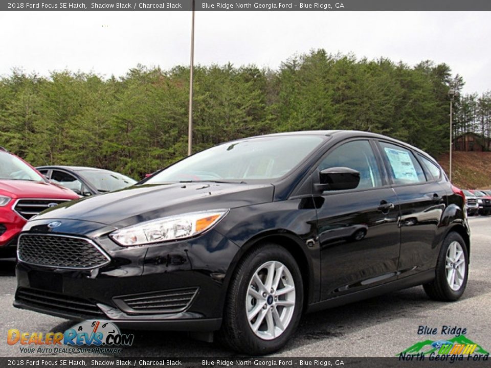 2018 Ford Focus SE Hatch Shadow Black / Charcoal Black Photo #1
