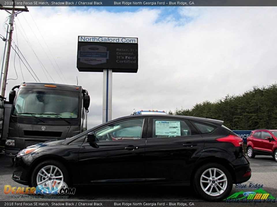 2018 Ford Focus SE Hatch Shadow Black / Charcoal Black Photo #2