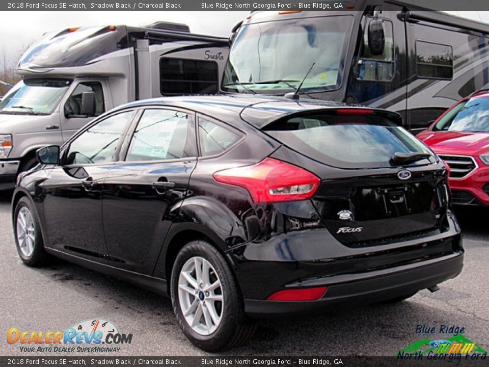 2018 Ford Focus SE Hatch Shadow Black / Charcoal Black Photo #3