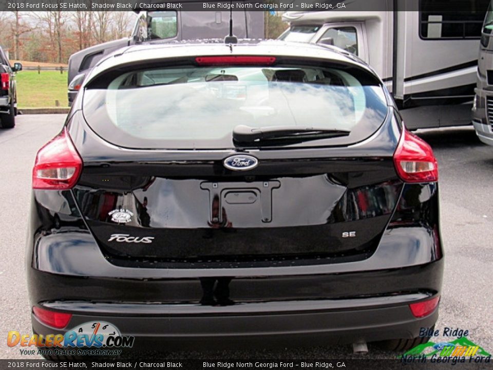 2018 Ford Focus SE Hatch Shadow Black / Charcoal Black Photo #4
