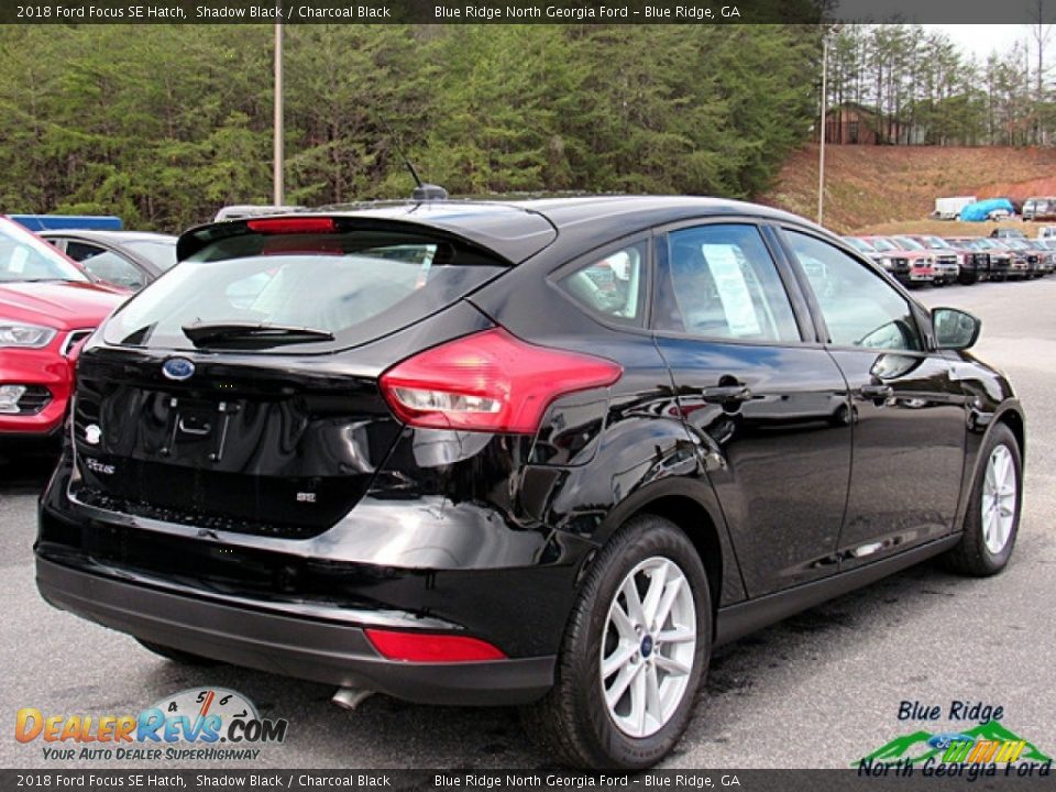 2018 Ford Focus SE Hatch Shadow Black / Charcoal Black Photo #5