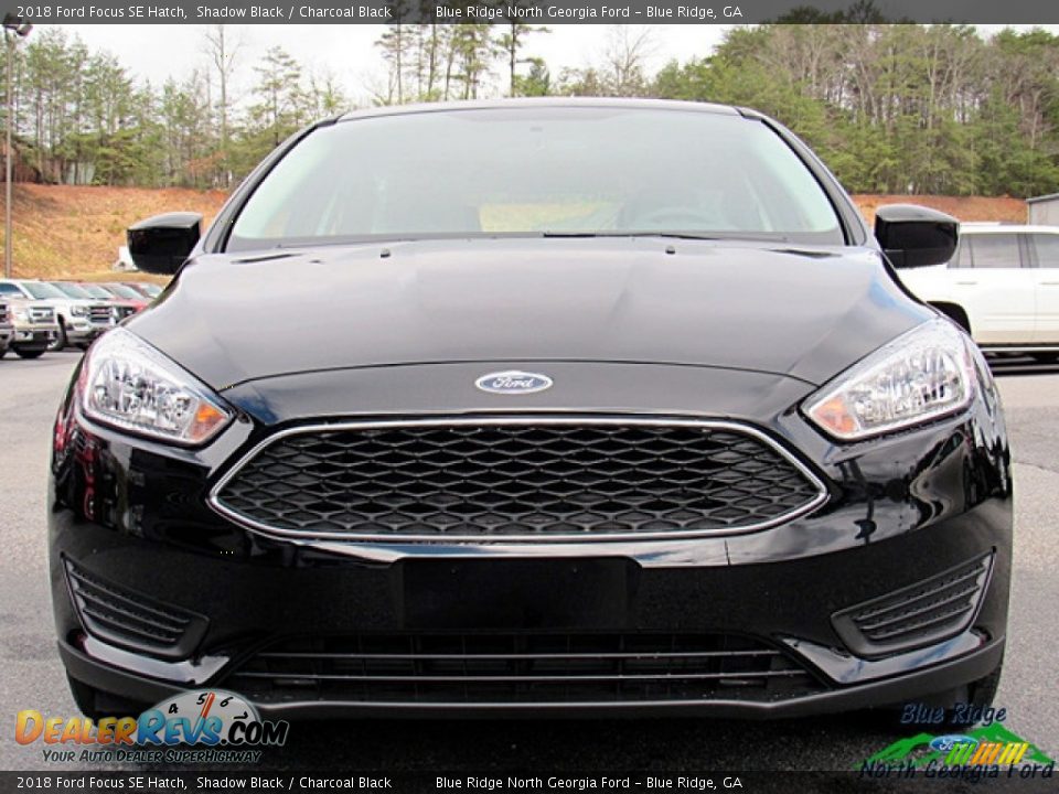 2018 Ford Focus SE Hatch Shadow Black / Charcoal Black Photo #8