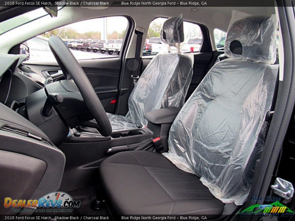 2018 Ford Focus SE Hatch Shadow Black / Charcoal Black Photo #10