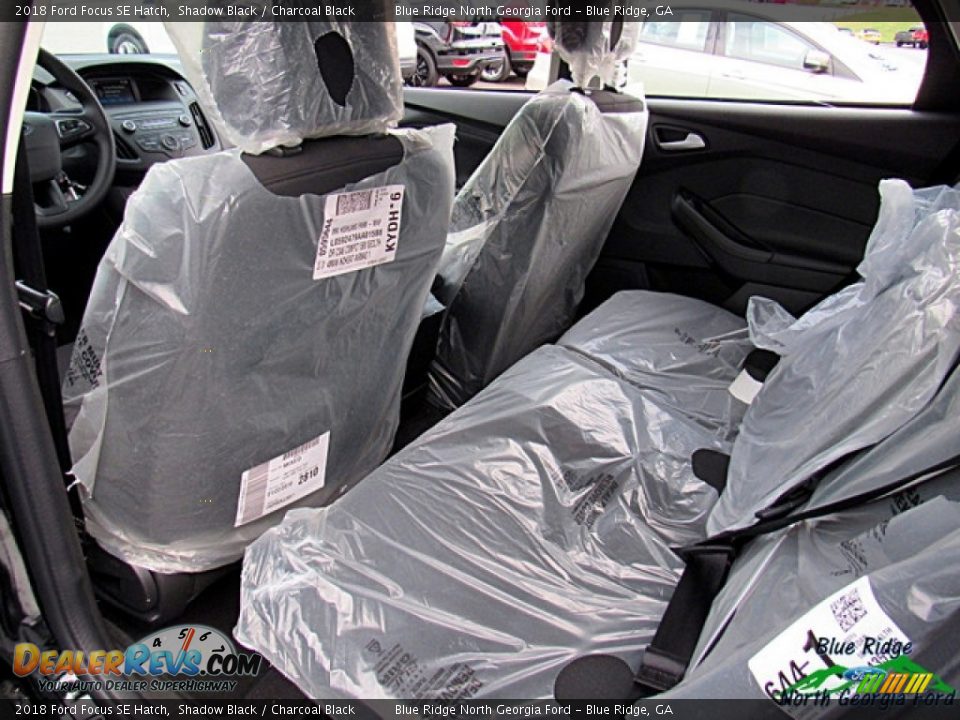 2018 Ford Focus SE Hatch Shadow Black / Charcoal Black Photo #12