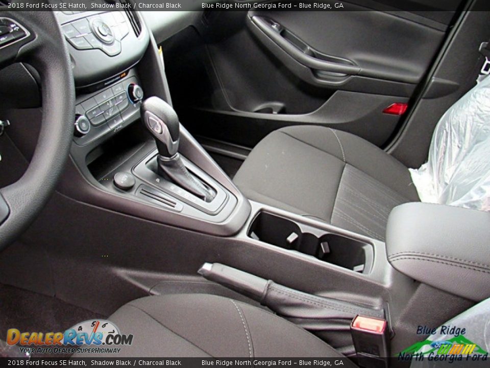 2018 Ford Focus SE Hatch Shadow Black / Charcoal Black Photo #21