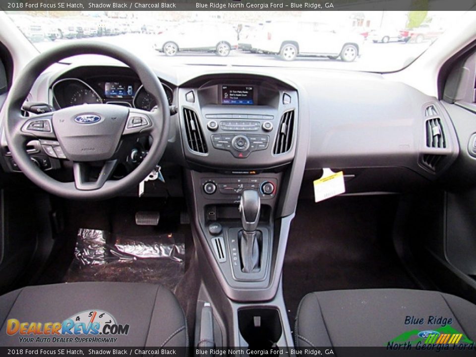 2018 Ford Focus SE Hatch Shadow Black / Charcoal Black Photo #23