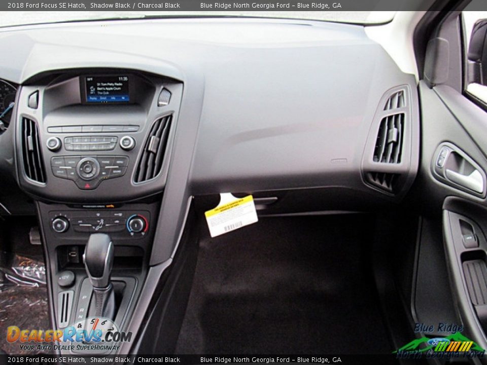 2018 Ford Focus SE Hatch Shadow Black / Charcoal Black Photo #24