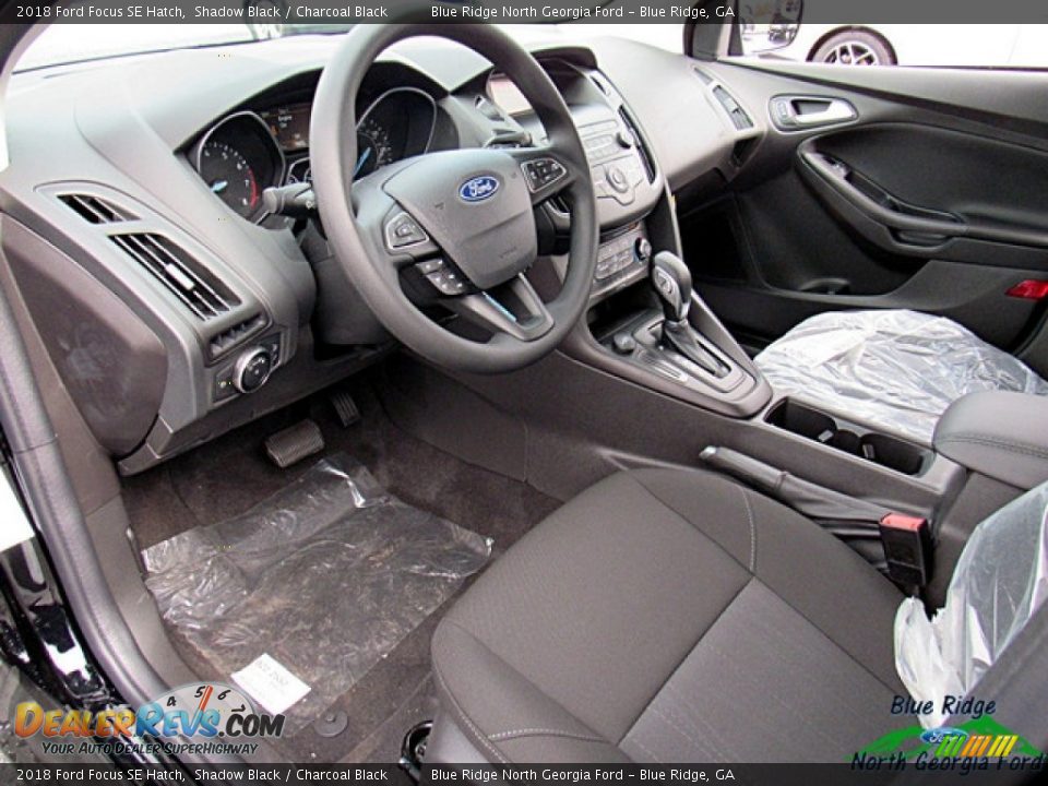 2018 Ford Focus SE Hatch Shadow Black / Charcoal Black Photo #27