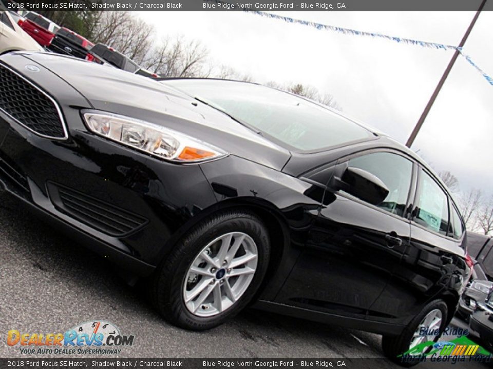 2018 Ford Focus SE Hatch Shadow Black / Charcoal Black Photo #29