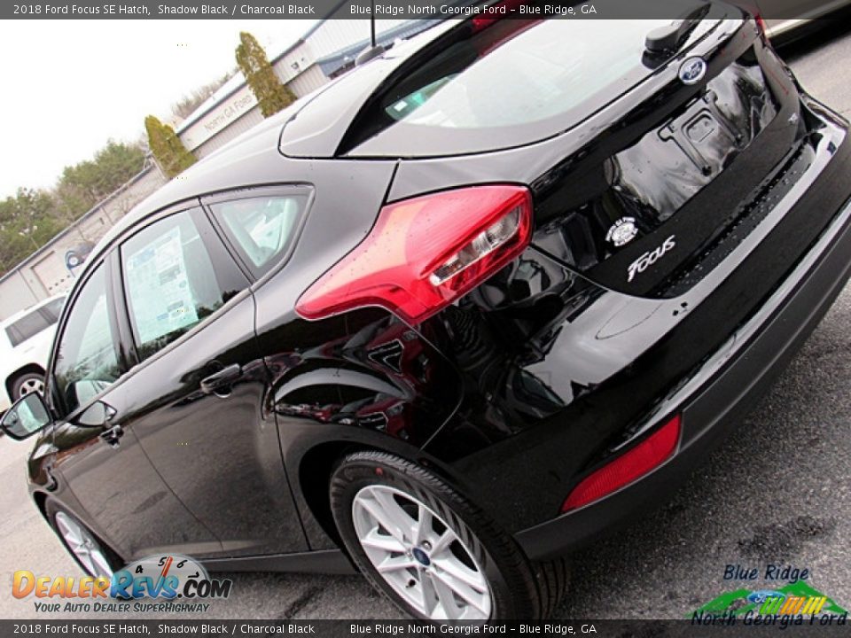 2018 Ford Focus SE Hatch Shadow Black / Charcoal Black Photo #32