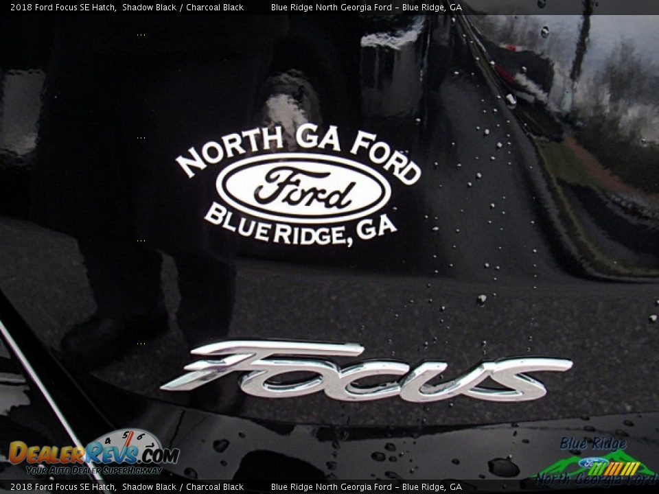 2018 Ford Focus SE Hatch Shadow Black / Charcoal Black Photo #33