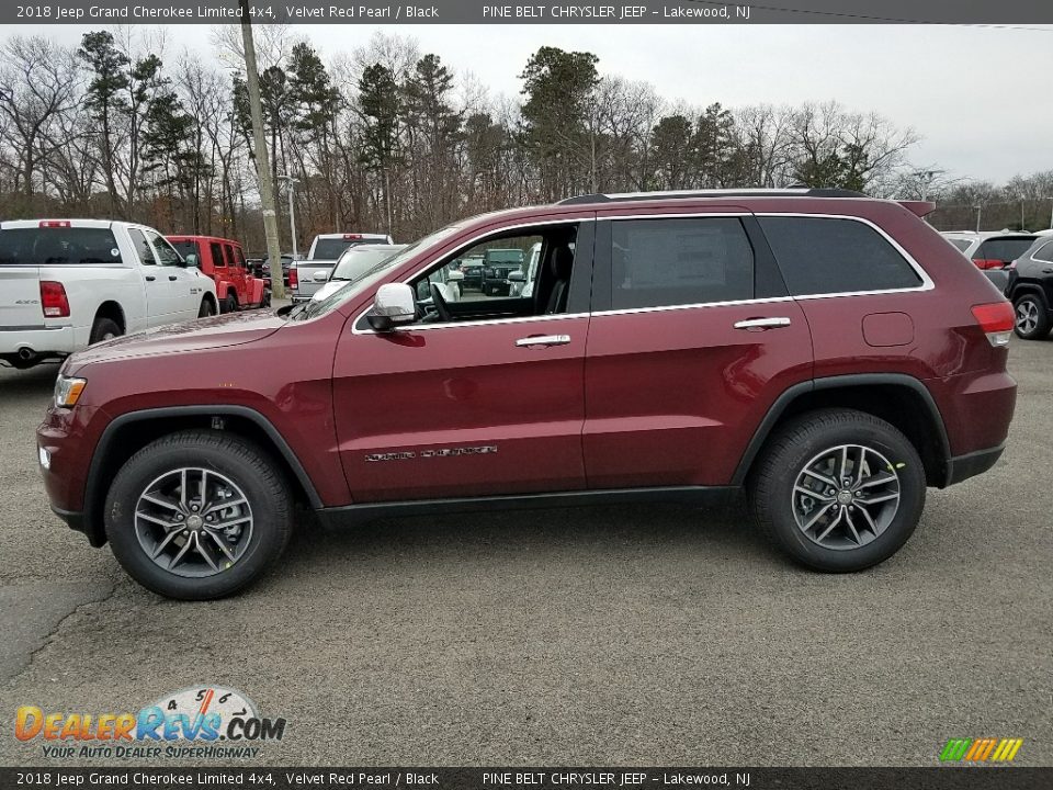 2018 Jeep Grand Cherokee Limited 4x4 Velvet Red Pearl / Black Photo #3