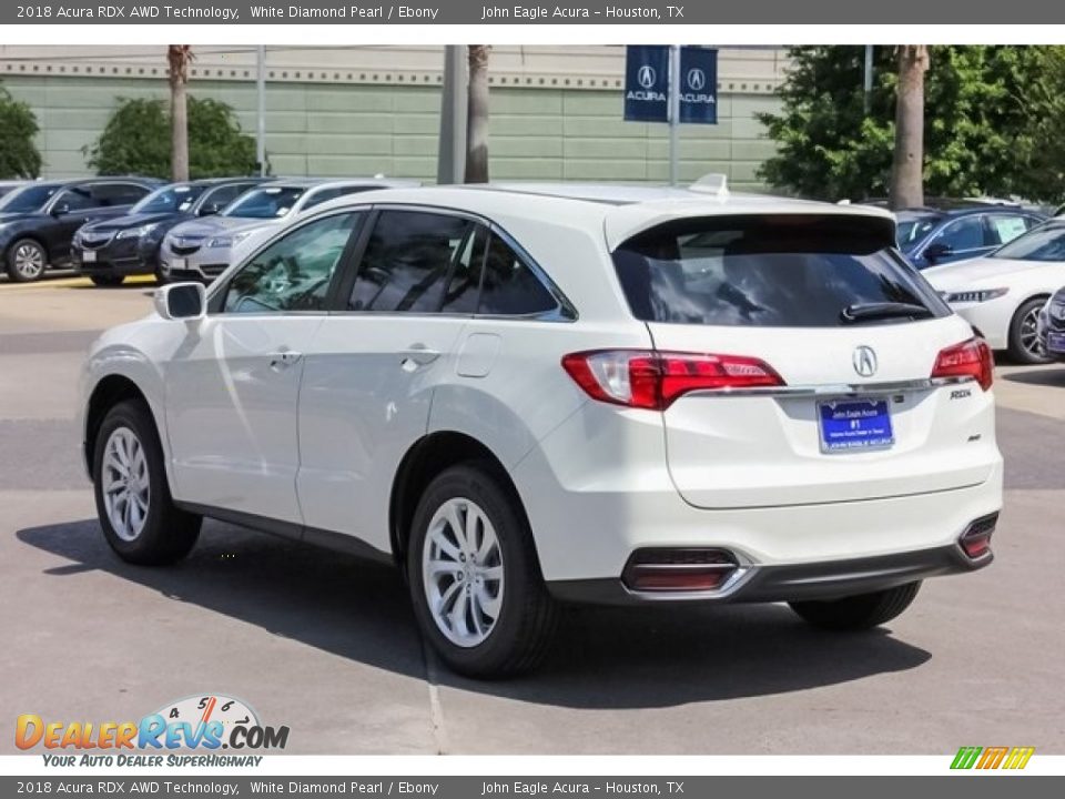 2018 Acura RDX AWD Technology White Diamond Pearl / Ebony Photo #5