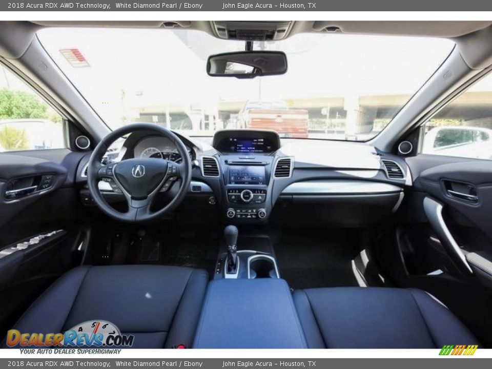 2018 Acura RDX AWD Technology White Diamond Pearl / Ebony Photo #9