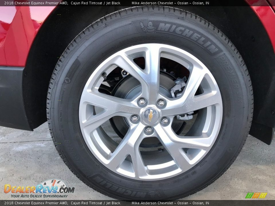 2018 Chevrolet Equinox Premier AWD Cajun Red Tintcoat / Jet Black Photo #32
