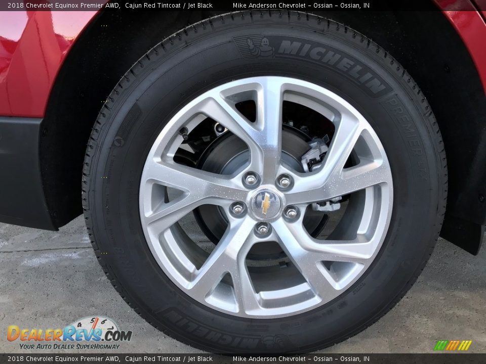 2018 Chevrolet Equinox Premier AWD Cajun Red Tintcoat / Jet Black Photo #33