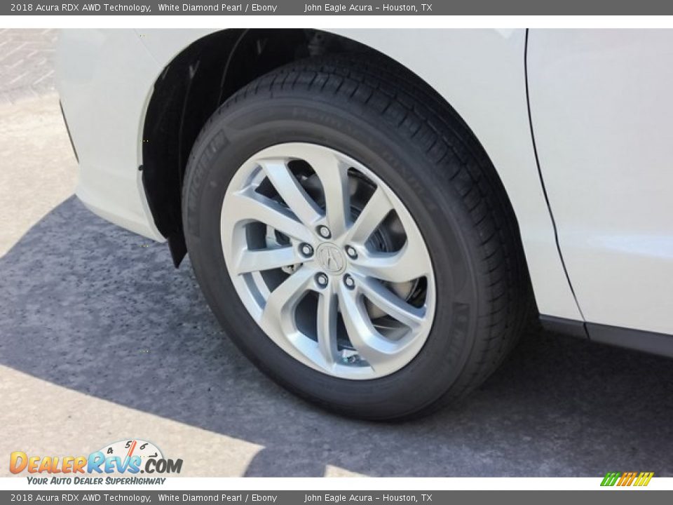 2018 Acura RDX AWD Technology White Diamond Pearl / Ebony Photo #13