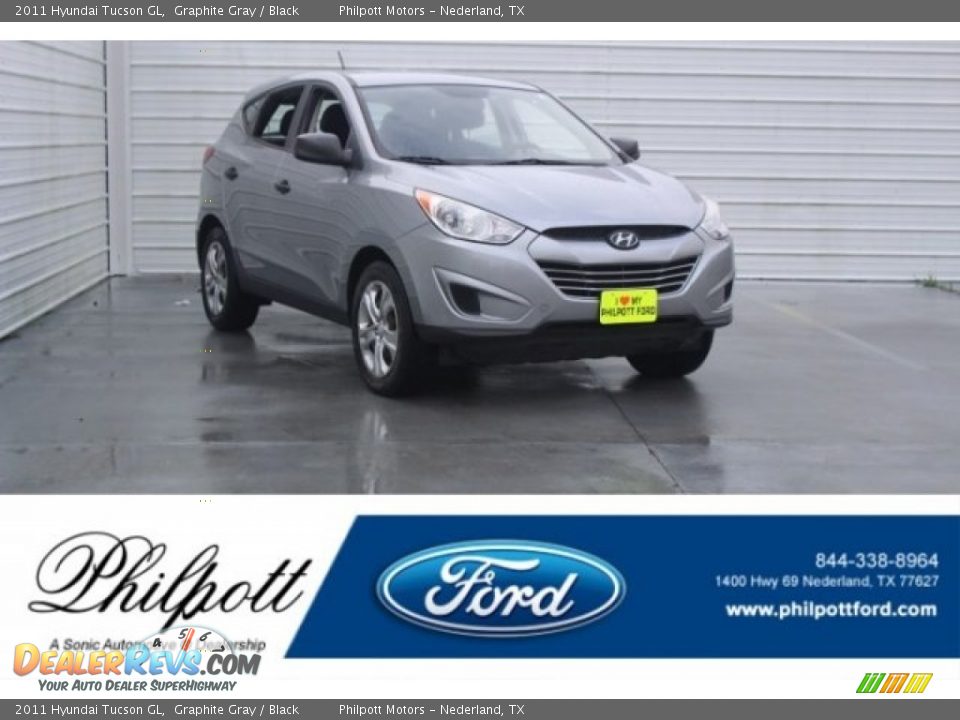 2011 Hyundai Tucson GL Graphite Gray / Black Photo #1