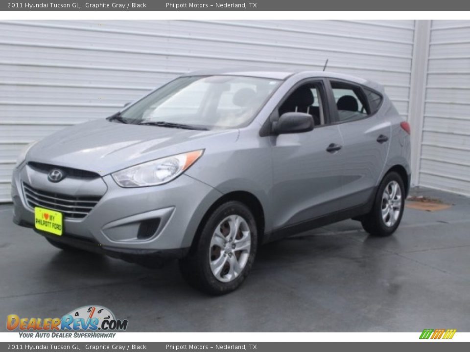 2011 Hyundai Tucson GL Graphite Gray / Black Photo #3