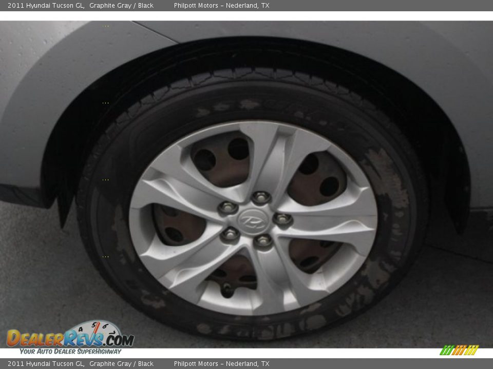 2011 Hyundai Tucson GL Graphite Gray / Black Photo #4