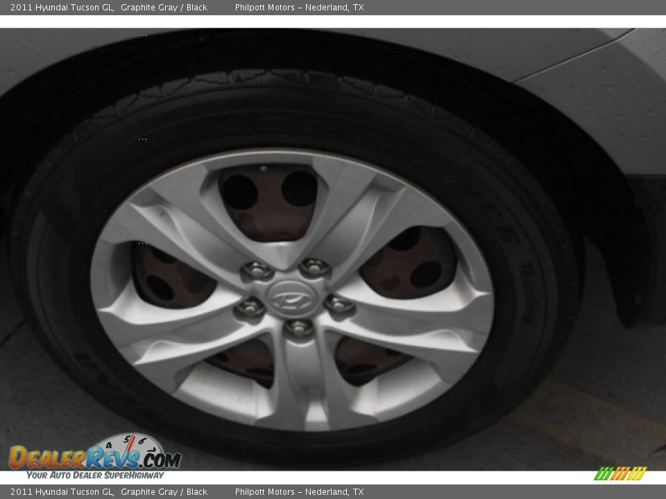 2011 Hyundai Tucson GL Graphite Gray / Black Photo #5