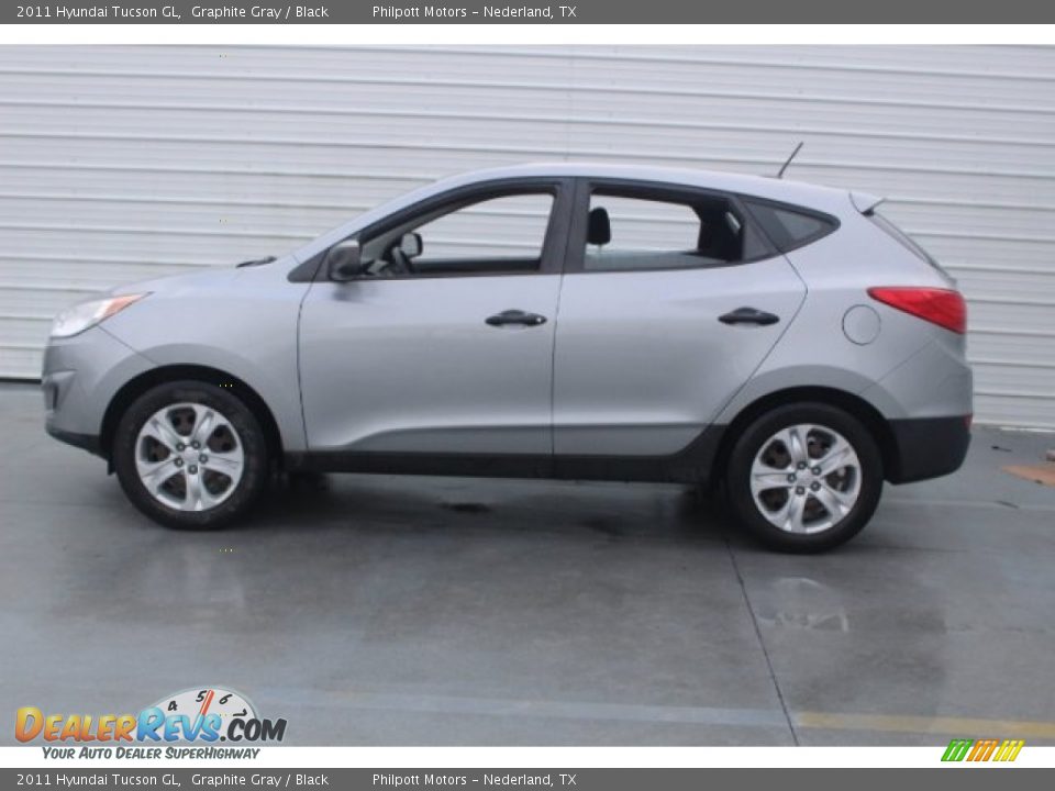 2011 Hyundai Tucson GL Graphite Gray / Black Photo #6