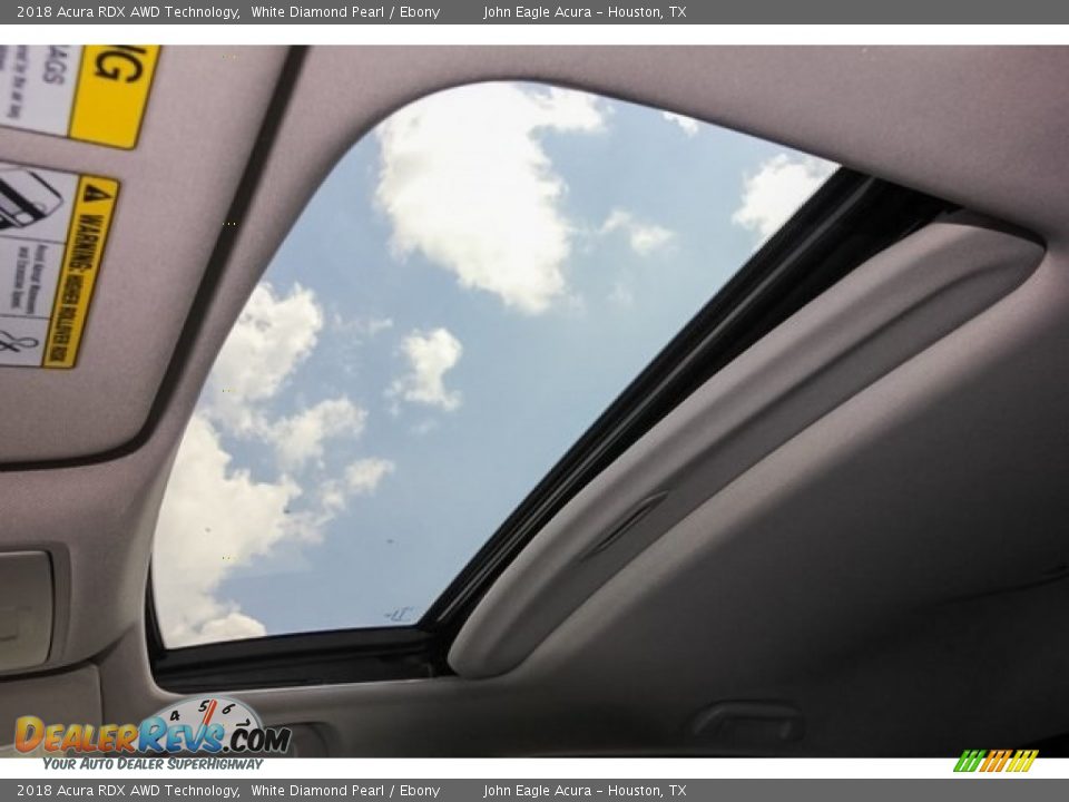 2018 Acura RDX AWD Technology White Diamond Pearl / Ebony Photo #18