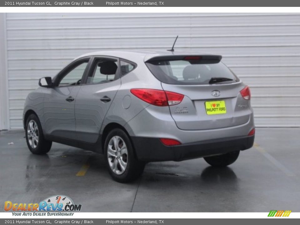 2011 Hyundai Tucson GL Graphite Gray / Black Photo #7