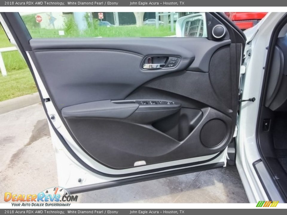 2018 Acura RDX AWD Technology White Diamond Pearl / Ebony Photo #19