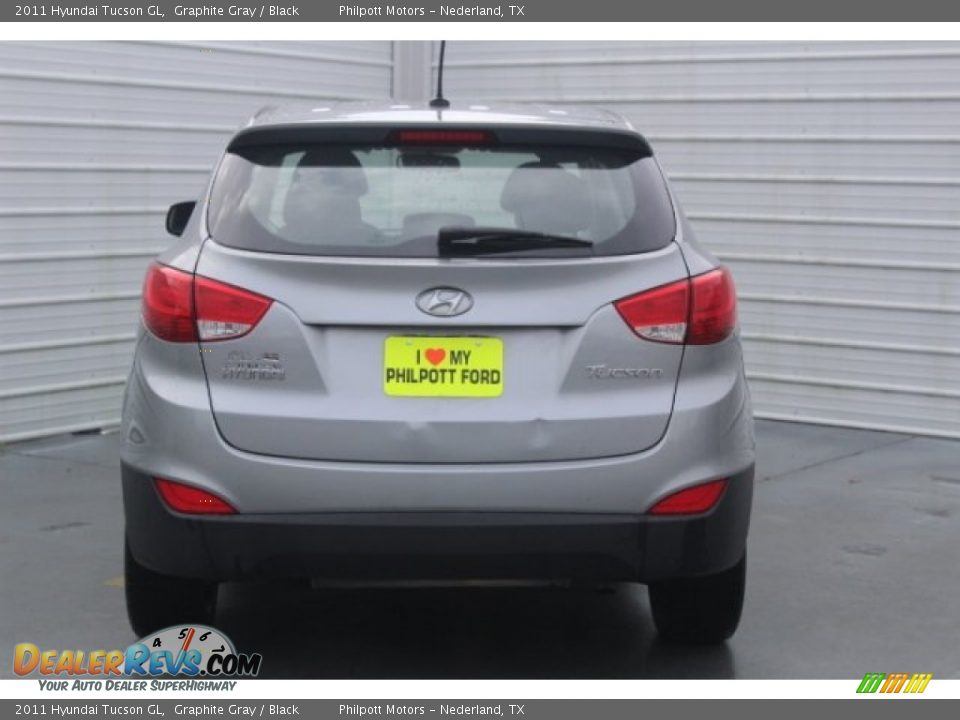 2011 Hyundai Tucson GL Graphite Gray / Black Photo #8