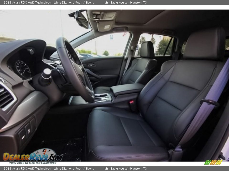 2018 Acura RDX AWD Technology White Diamond Pearl / Ebony Photo #20