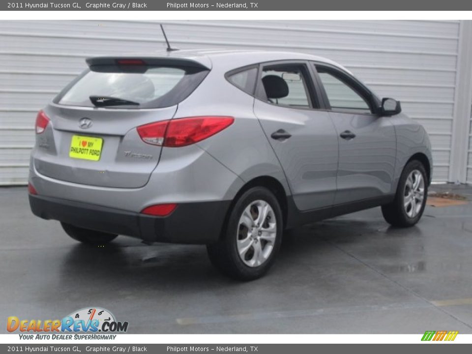 2011 Hyundai Tucson GL Graphite Gray / Black Photo #9