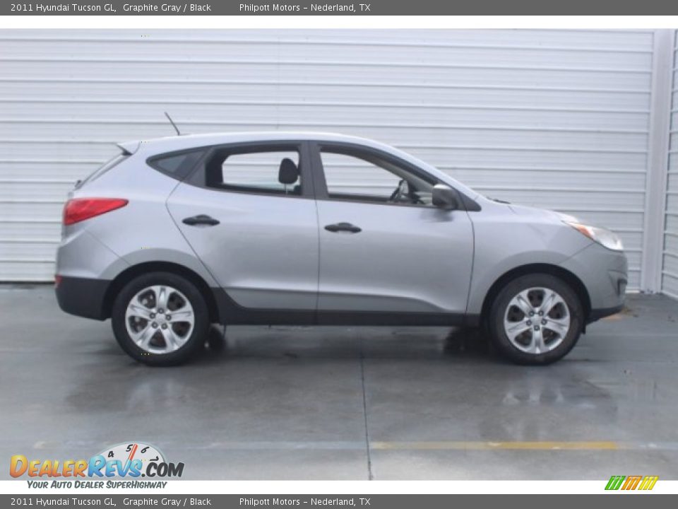 2011 Hyundai Tucson GL Graphite Gray / Black Photo #10