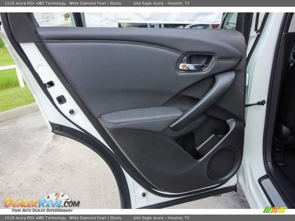 2018 Acura RDX AWD Technology White Diamond Pearl / Ebony Photo #21