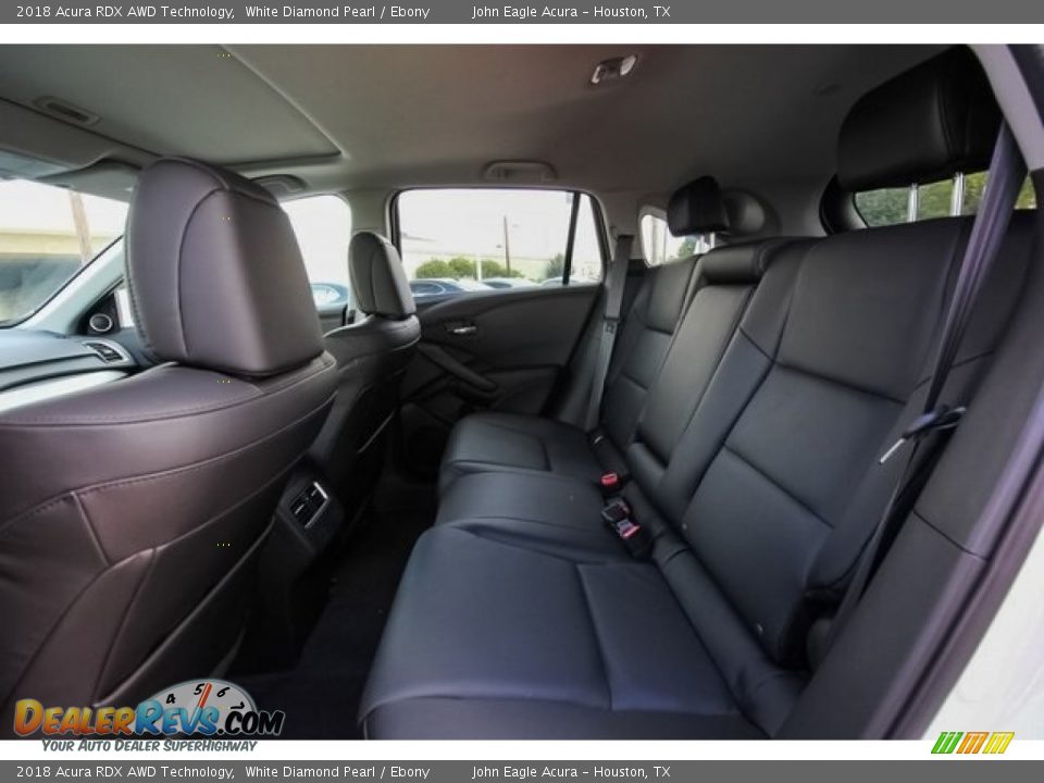 2018 Acura RDX AWD Technology White Diamond Pearl / Ebony Photo #22
