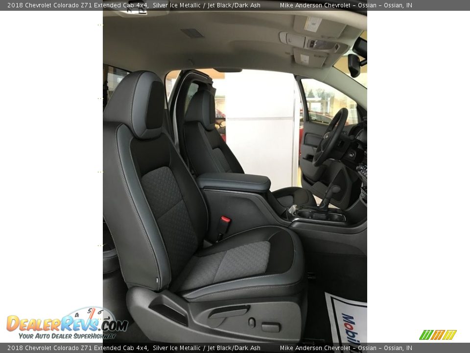 2018 Chevrolet Colorado Z71 Extended Cab 4x4 Silver Ice Metallic / Jet Black/Dark Ash Photo #7